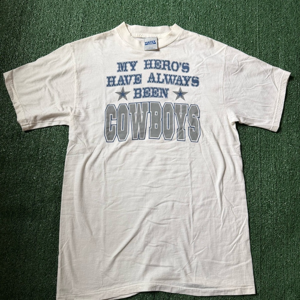 Vintage Single Stitch 90s or Y2K My Hero’s Have Always Been Cowboys Shirt Medium